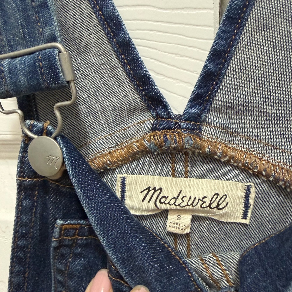 Madewell Indigo Blue Denim Overalls - Picture 4 of 7